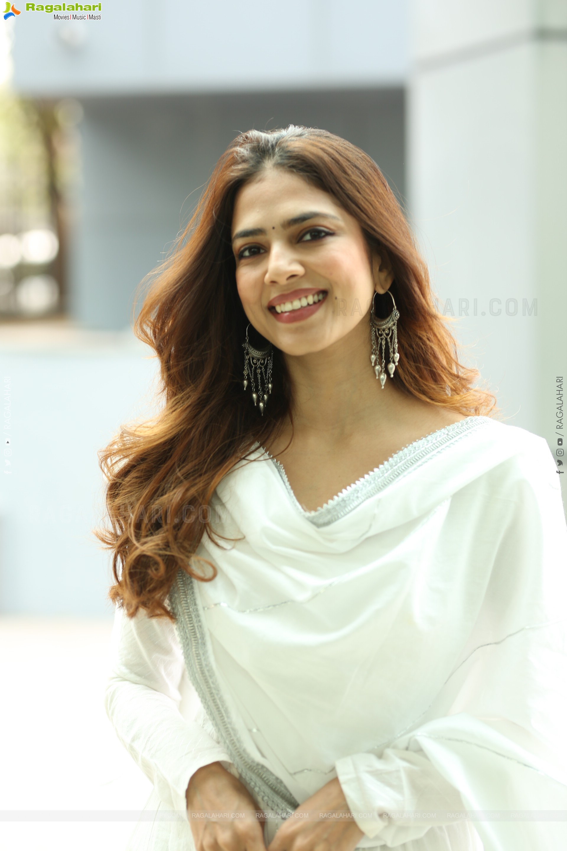 Malavika Mohanan at The Rajasaab Movie Success Meet, HD Gallery