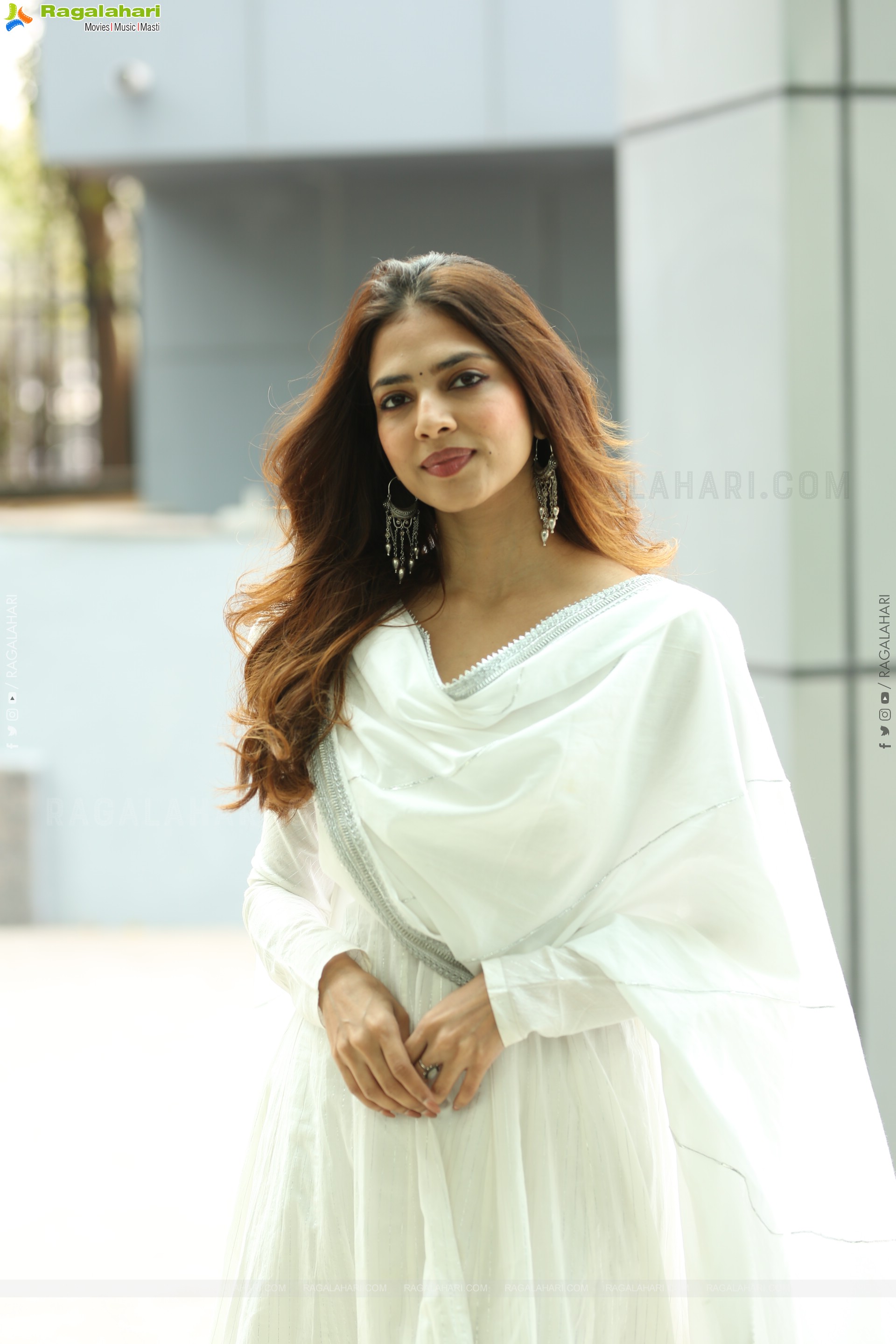 Malavika Mohanan at The Rajasaab Movie Success Meet, HD Gallery