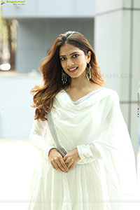 Malavika Mohanan at The Rajasaab Movie Success Meet