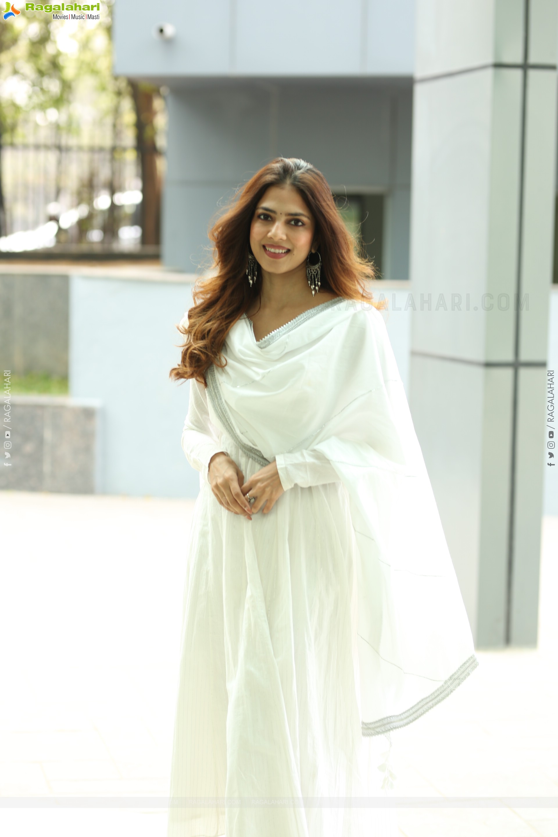 Malavika Mohanan at The Rajasaab Movie Success Meet, HD Gallery