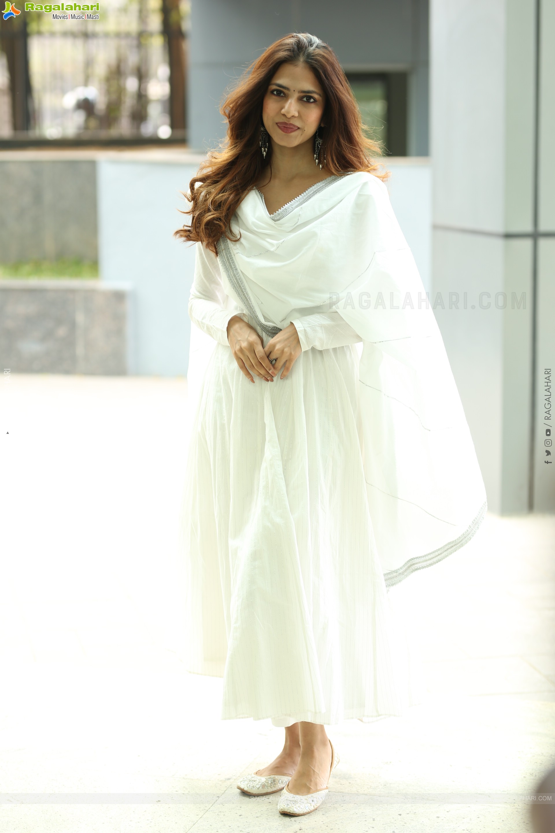 Malavika Mohanan at The Rajasaab Movie Success Meet, HD Gallery