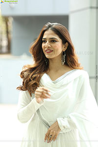 Malavika Mohanan at The Rajasaab Movie Success Meet