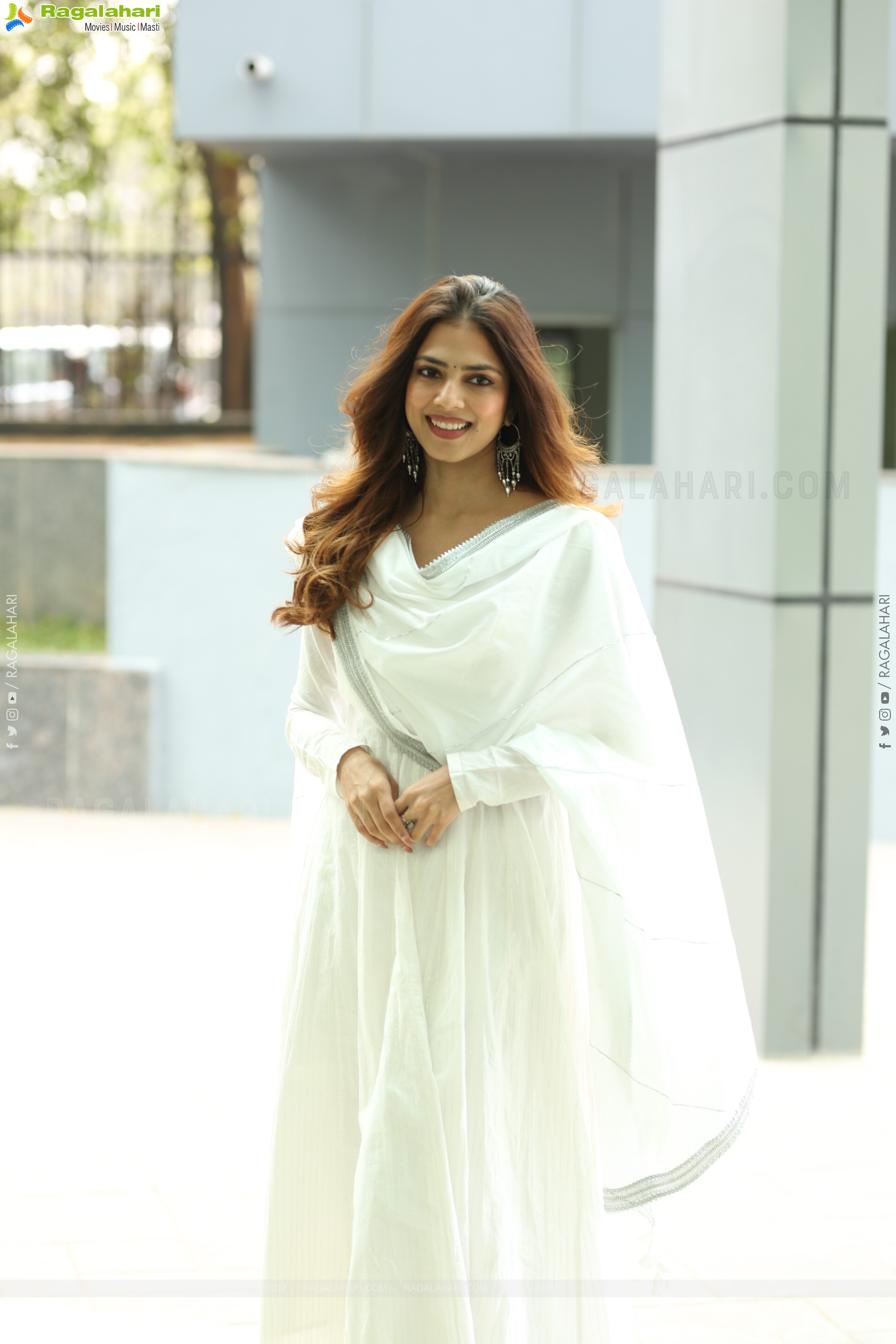 Malavika Mohanan at The Rajasaab Movie Success Meet, HD Gallery