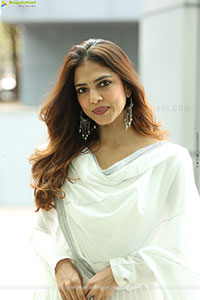 Malavika Mohanan at The Rajasaab Movie Success Meet