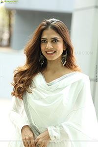 Malavika Mohanan at The Rajasaab Movie Success Meet