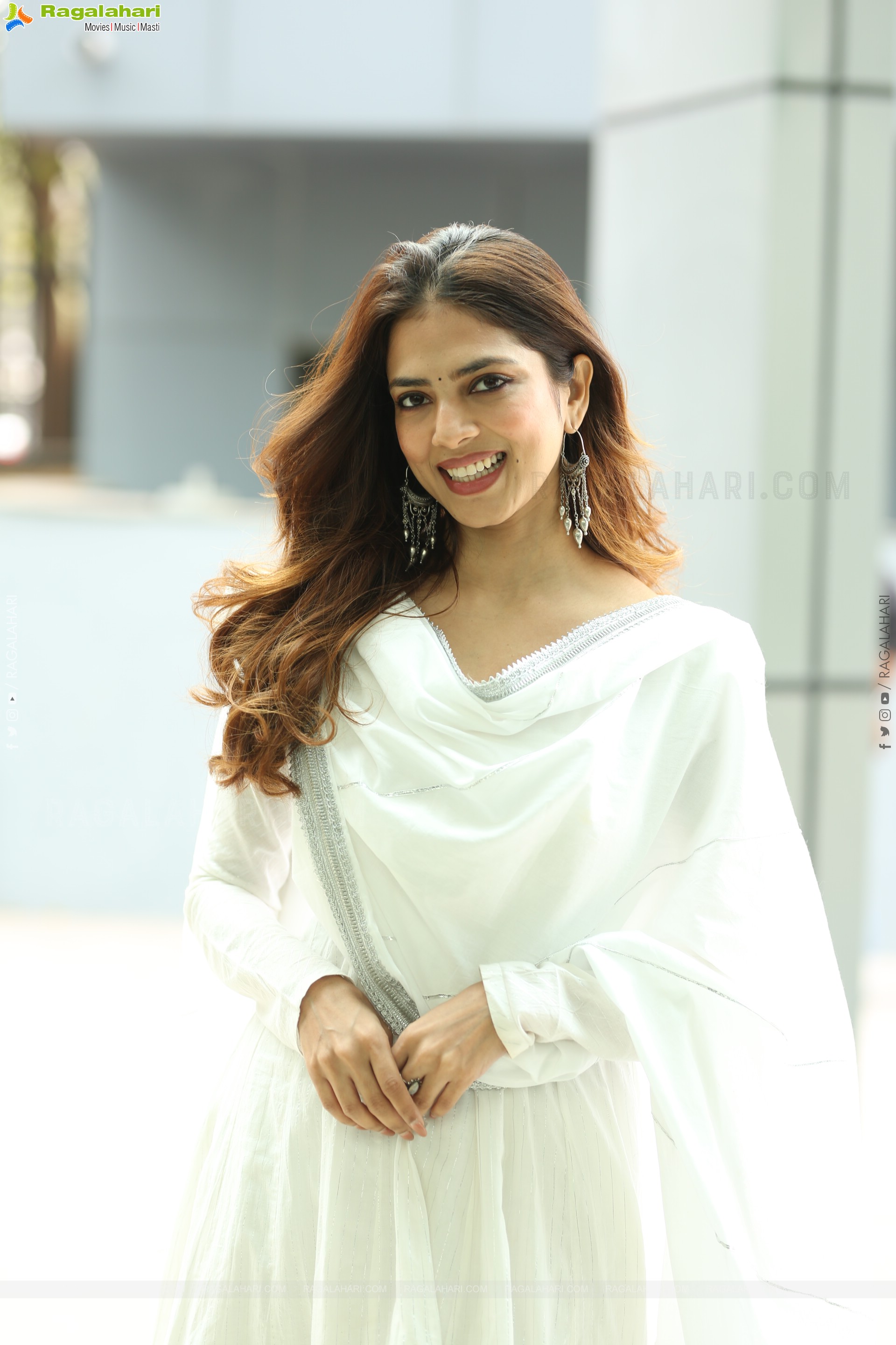 Malavika Mohanan at The Rajasaab Movie Success Meet, HD Gallery
