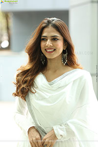 Malavika Mohanan at The Rajasaab Movie Success Meet