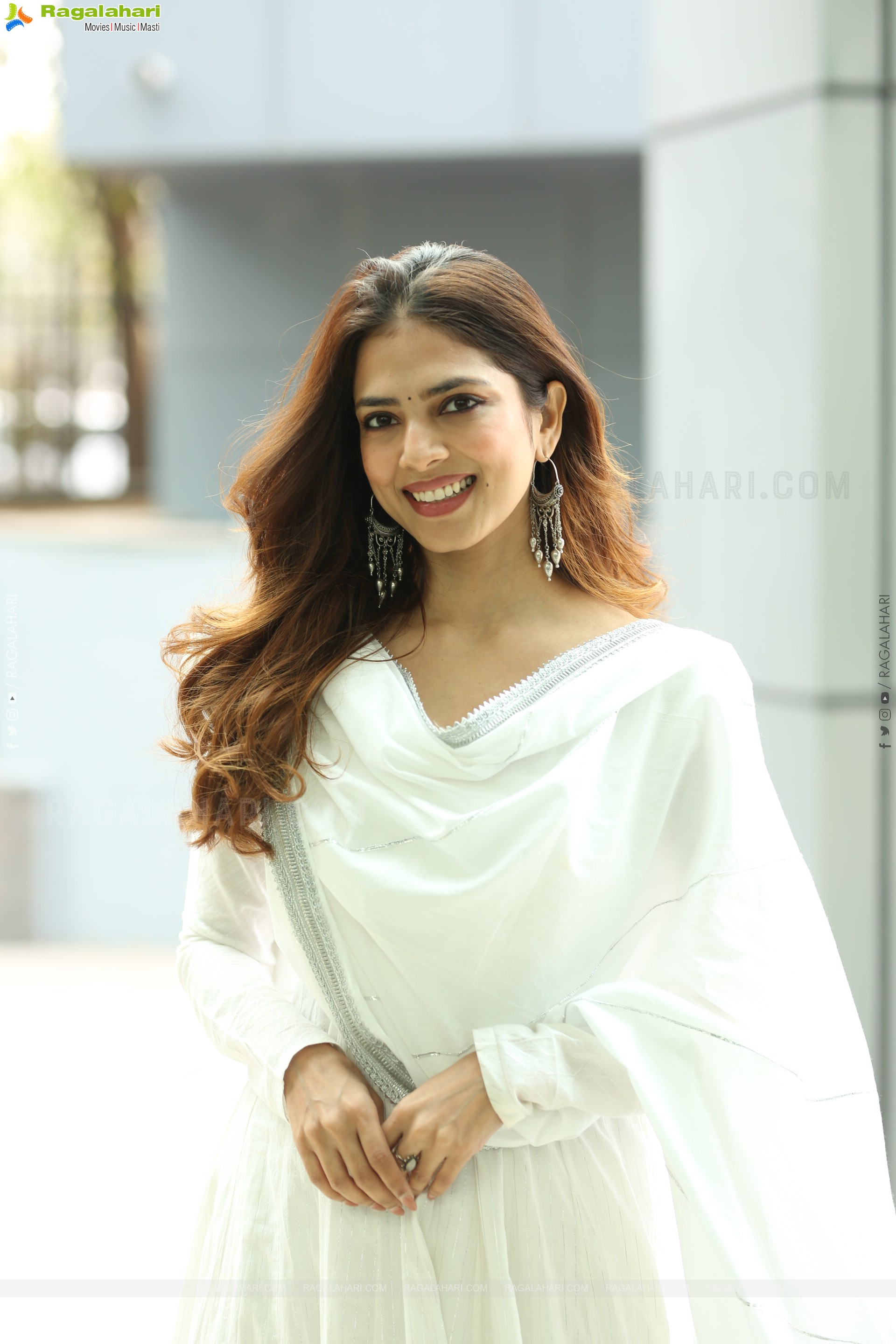 Malavika Mohanan at The Rajasaab Movie Success Meet, HD Gallery