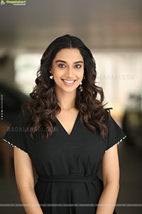 Meenakshi Chaudhary at Anaganaga Oka Raju Interview