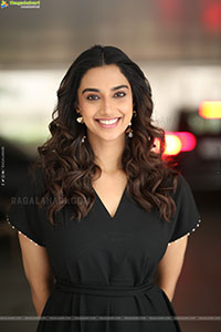 Meenakshi Chaudhary at Anaganaga Oka Raju Interview