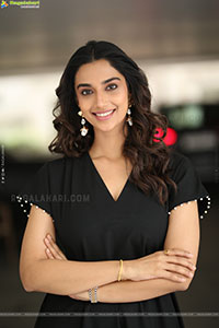 Meenakshi Chaudhary at Anaganaga Oka Raju Interview
