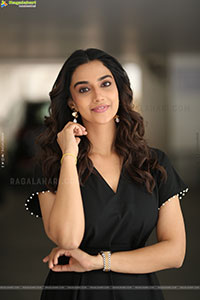 Meenakshi Chaudhary at Anaganaga Oka Raju Interview