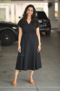 Meenakshi Chaudhary at Anaganaga Oka Raju Interview