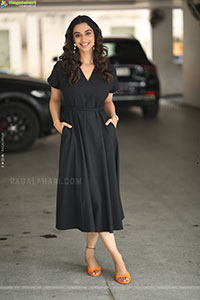 Meenakshi Chaudhary at Anaganaga Oka Raju Interview