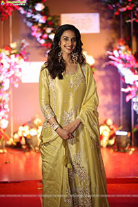 Meenakshi Chaudhary at Anaganaga Oka Raju Blockbuster Succes