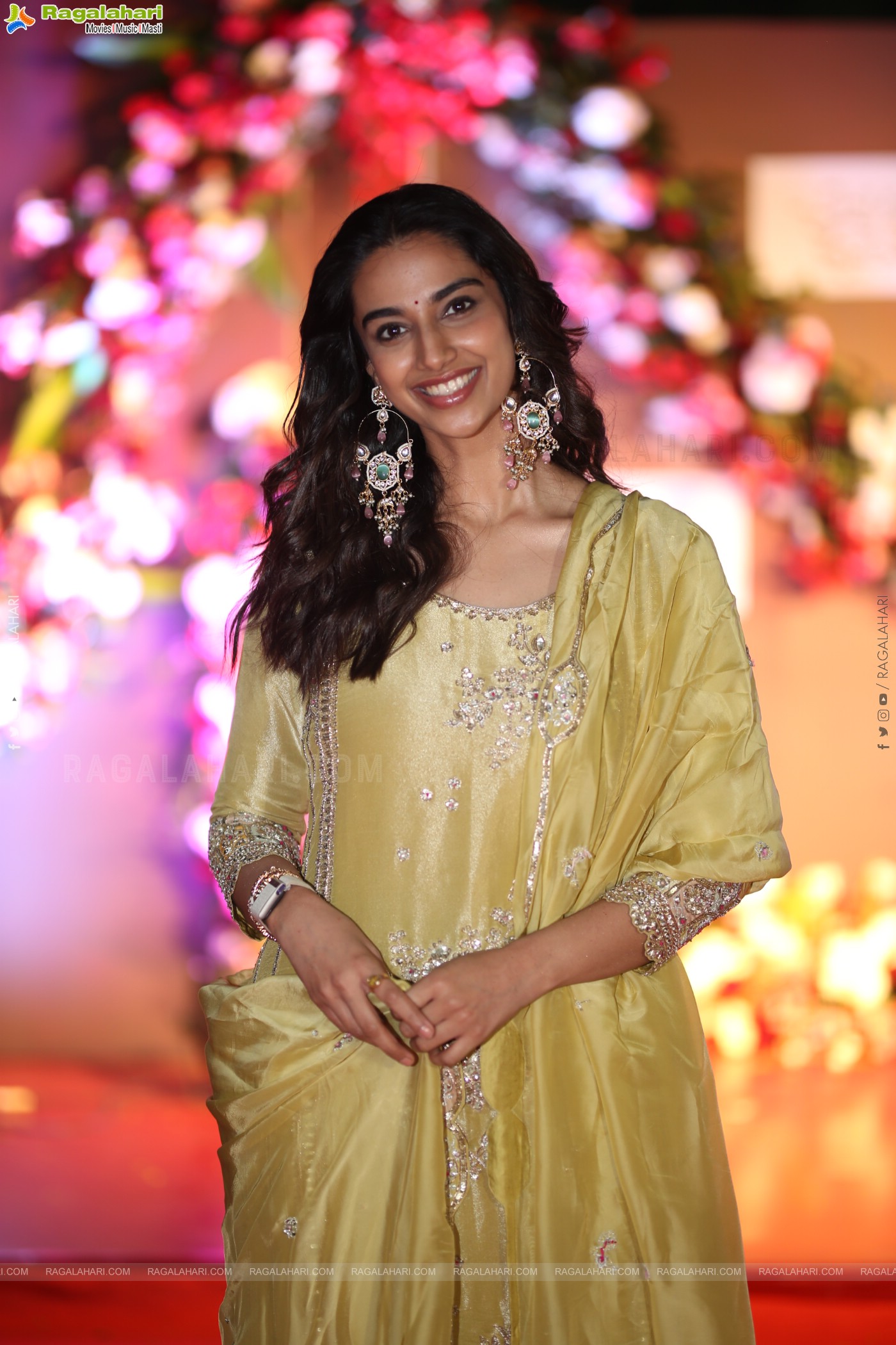 Meenakshi Chaudhary at Anaganaga Oka Raju Blockbuster Success Meet, HD Gallery