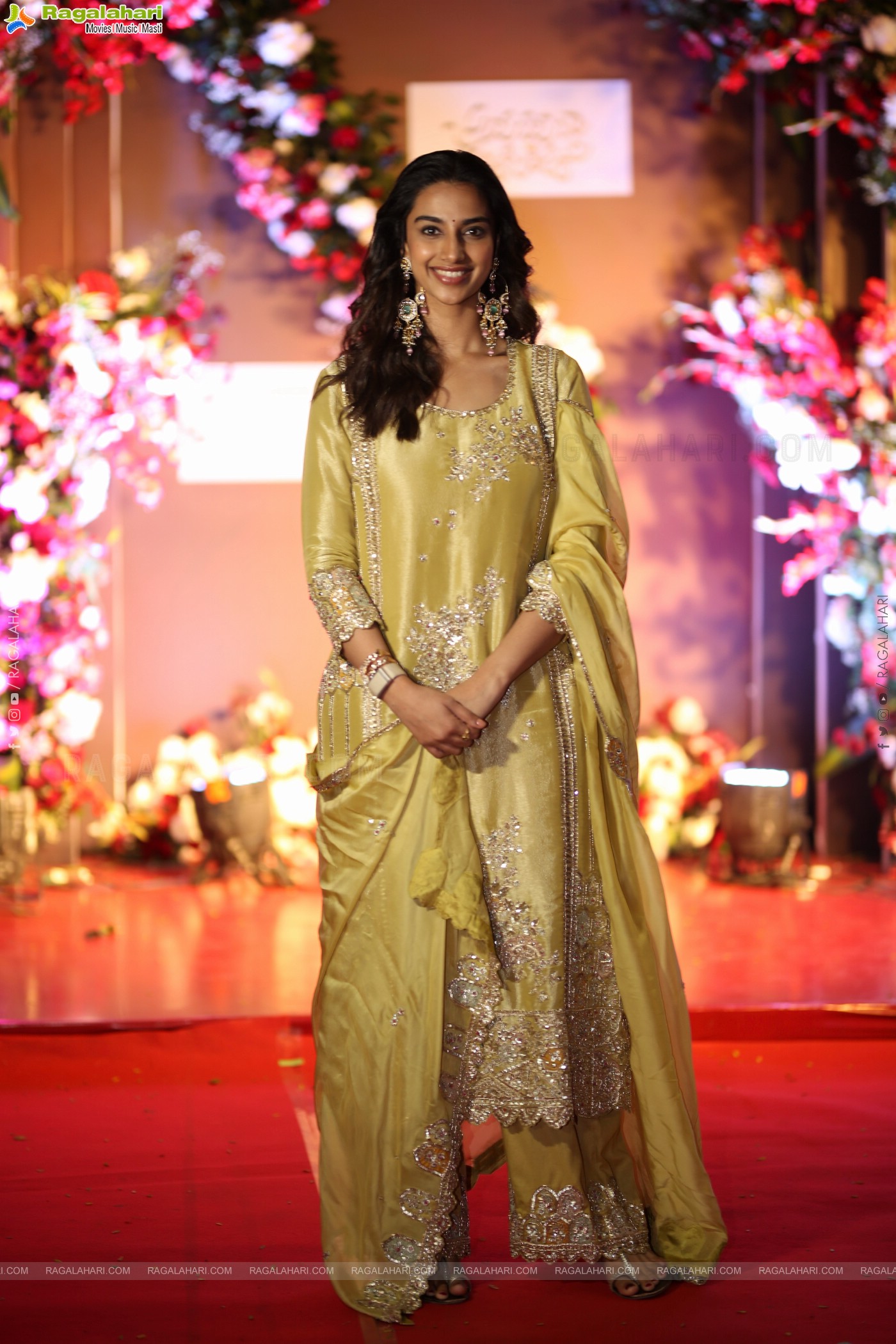 Meenakshi Chaudhary at Anaganaga Oka Raju Blockbuster Success Meet, HD Gallery