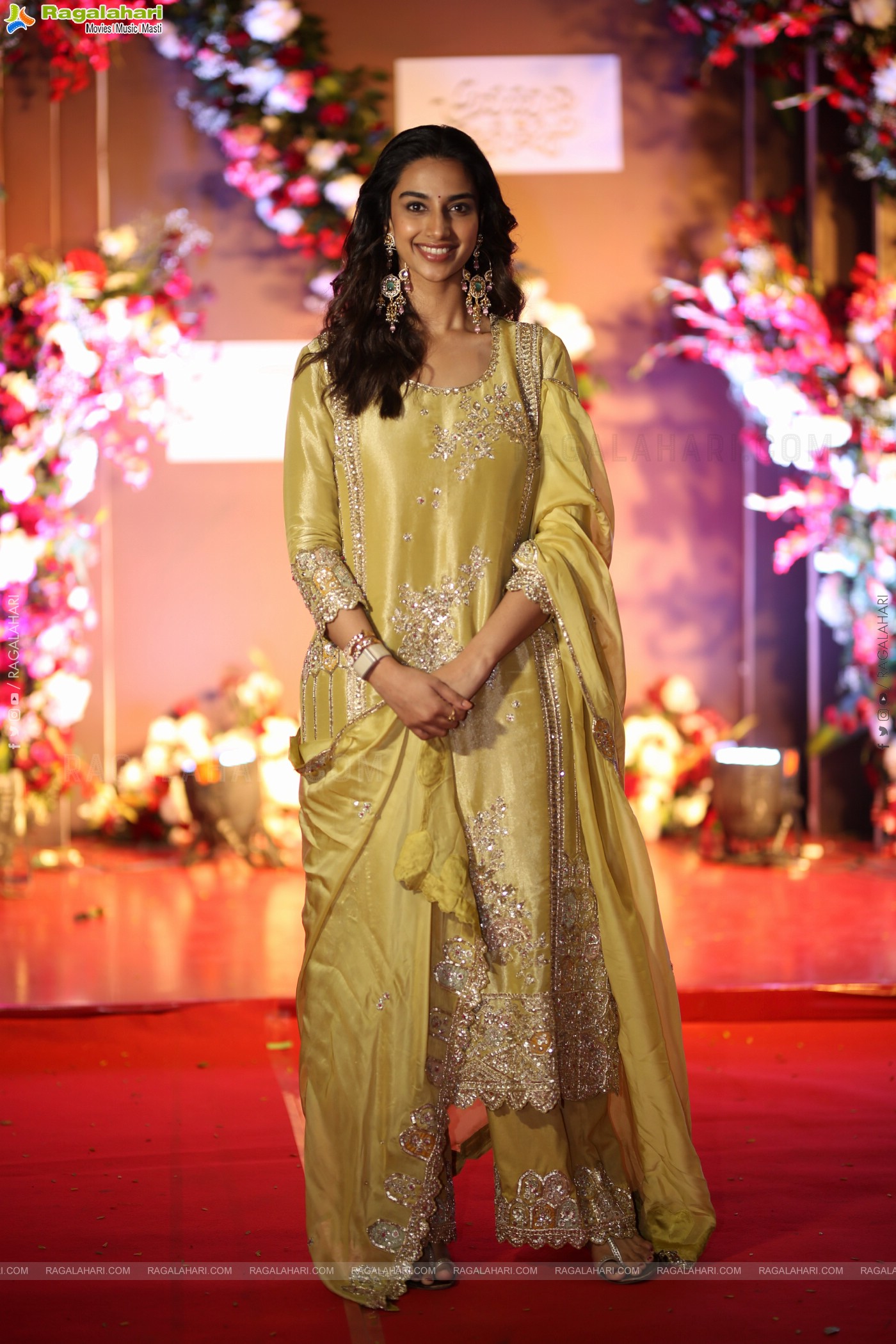 Meenakshi Chaudhary at Anaganaga Oka Raju Blockbuster Success Meet, HD Gallery