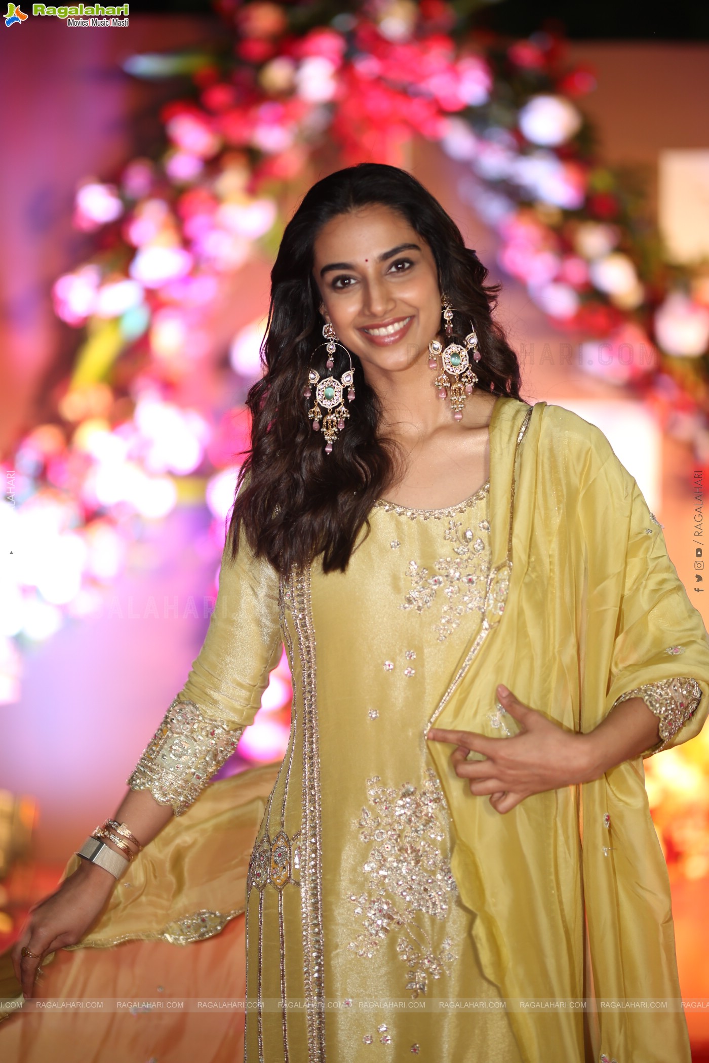 Meenakshi Chaudhary at Anaganaga Oka Raju Blockbuster Success Meet, HD Gallery