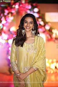 Meenakshi Chaudhary at Anaganaga Oka Raju Blockbuster Succes