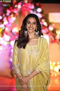 Meenakshi Chaudhary at Anaganaga Oka Raju Blockbuster Succes