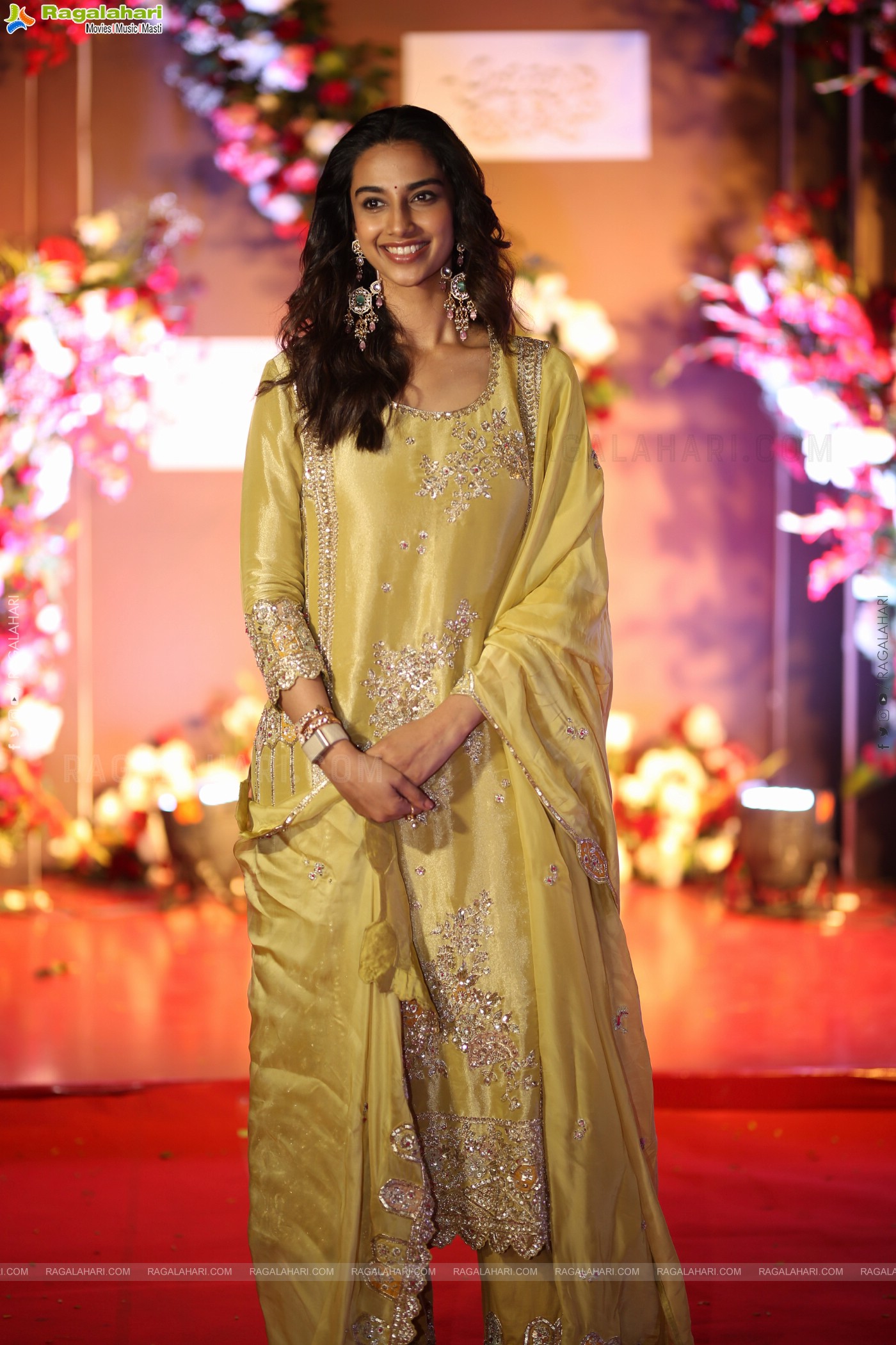 Meenakshi Chaudhary at Anaganaga Oka Raju Blockbuster Success Meet, HD Gallery