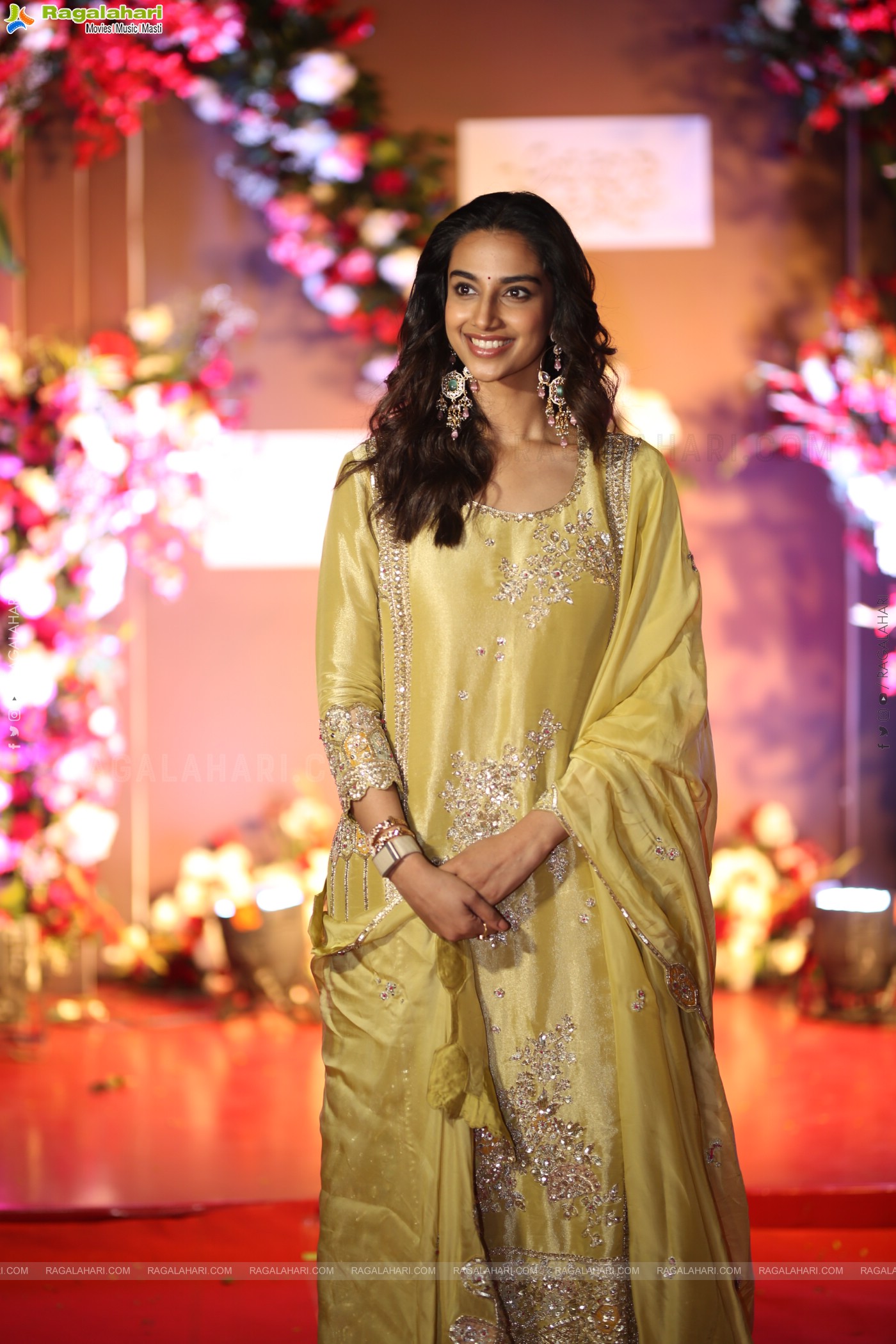 Meenakshi Chaudhary at Anaganaga Oka Raju Blockbuster Success Meet, HD Gallery