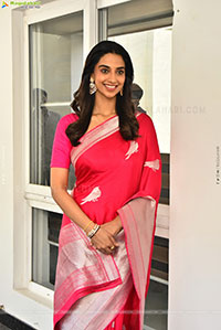 Meenakshi Chaudhary Gorgeous stills in Saree