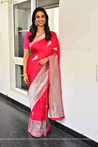 Meenakshi Chaudhary Gorgeous stills in Saree