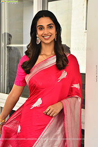 Meenakshi Chaudhary Gorgeous stills in Saree