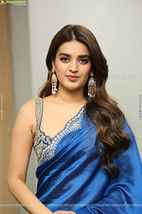 Nidhhi Agerwal at The Rajasaab Movie Success Meet