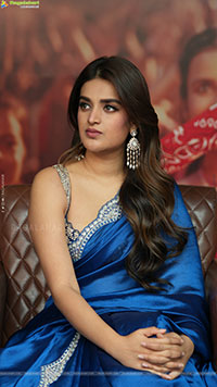 Nidhhi Agerwal at The Rajasaab Movie Success Meet