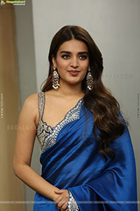 Nidhhi Agerwal at The Rajasaab Movie Success Meet