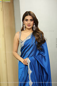 Nidhhi Agerwal at The Rajasaab Movie Success Meet