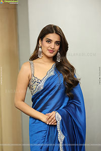 Nidhhi Agerwal at The Rajasaab Movie Success Meet