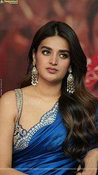 Nidhhi Agerwal at The Rajasaab Movie Success Meet