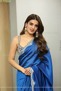 Nidhhi Agerwal at The Rajasaab Movie Success Meet