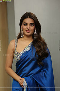 Nidhhi Agerwal at The Rajasaab Movie Success Meet
