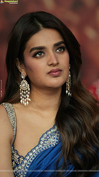 Nidhhi Agerwal at The Rajasaab Movie Success Meet