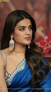 Nidhhi Agerwal at The Rajasaab Movie Success Meet