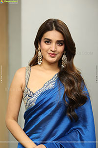 Nidhhi Agerwal at The Rajasaab Movie Success Meet