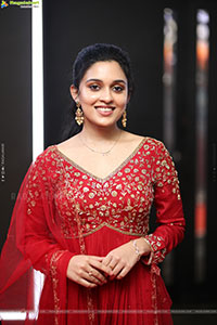 Nidhi Pradeep at Godari Gattupaina Movie Teaser Launch