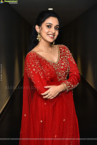 Nidhi Pradeep at Godari Gattupaina Movie Teaser Launch