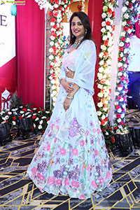 Nirupama stills in White Designer Lehenga Choli