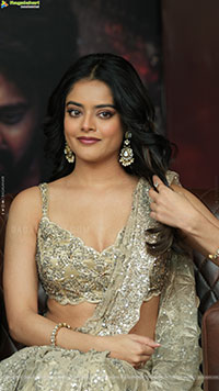 Riddhi Kumar at The Rajasaab Blockbuster Meet