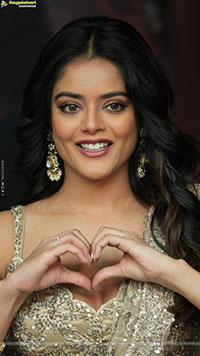 Riddhi Kumar at The Rajasaab Blockbuster Meet