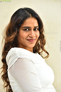 Sahithi Dasari at Trimukha Movie Press Meet