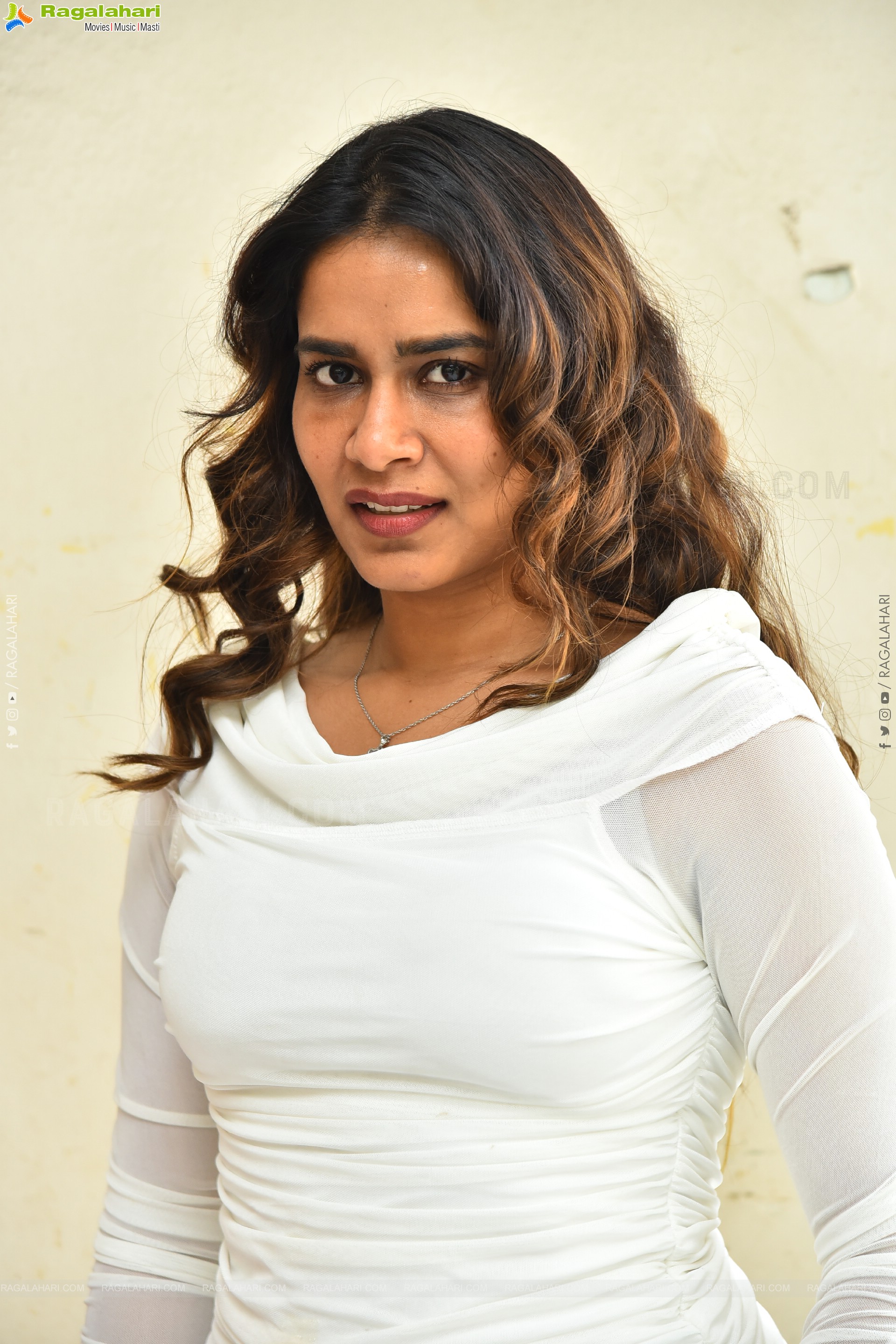 Sahithi Dasari at Trimukha Movie Press Meet, HD Gallery