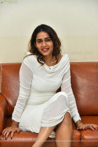 Sahithi Dasari at Trimukha Movie Press Meet