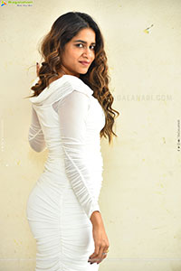 Sahithi Dasari at Trimukha Movie Press Meet